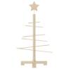 Wooden Christmas Tree Decoration - 75 cm Solid Pine Wood