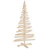 Wooden Christmas Tree 120 cm - Solid Pine Decoration