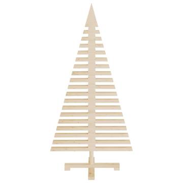 Wooden Christmas Tree 120 cm - Solid Pine Decoration