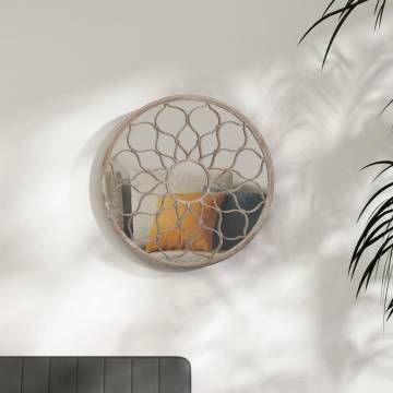 Mirror Sand 60x3 cm Iron Round - Indoor Decorative Mirror