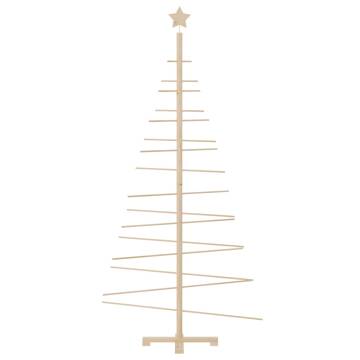 Wooden Christmas Tree 180 cm - Solid Pine Decor | HipoMarket