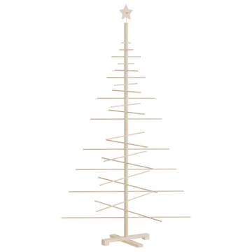 Wooden Christmas Tree 180 cm - Solid Pine Decor | HipoMarket