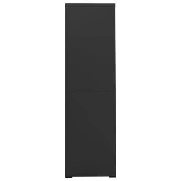 Filing Cabinet Anthracite 90x46x164 cm Steel - HipoMarket