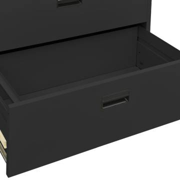 Filing Cabinet Anthracite 90x46x164 cm Steel - HipoMarket