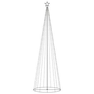 Illuminated Christmas Cone Tree - 732 LEDs - 160x500 cm