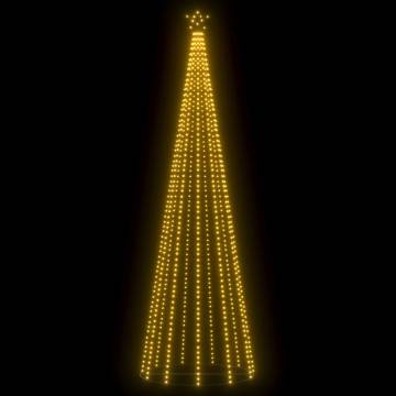 Illuminated Christmas Cone Tree - 732 LEDs - 160x500 cm