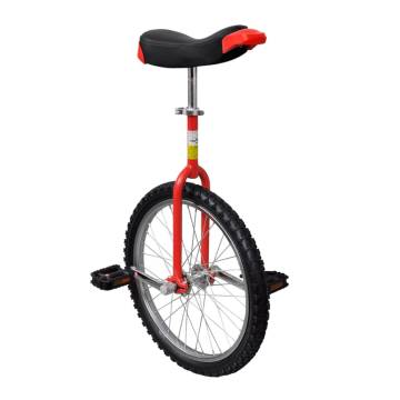 Red Adjustable Unicycle 20 Inch - Fun for All Ages | Hipo Market