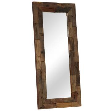 Vintage Mirror Solid Reclaimed Wood 50x110 cm | HipoMarket