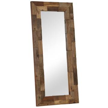 Vintage Mirror Solid Reclaimed Wood 50x110 cm | HipoMarket