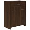 4 Piece Bathroom Furniture Set in Brown Oak - Elegant Storage