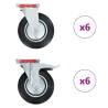  12 pcs Swivel Casters 200 mm Quantity in Package 12 