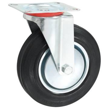 12 pcs Swivel Casters 200 mm - Durable & Smooth Mobility