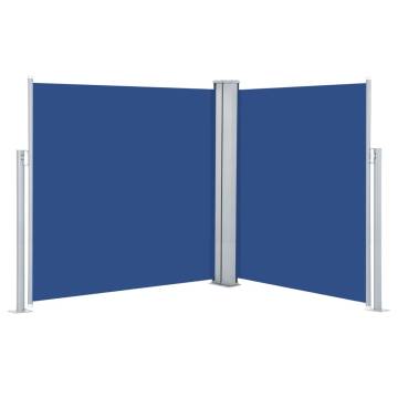 Retractable Side Awning 170x600 cm - Blue | Hipomarket UK