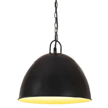 Industrial Vintage Hanging Lamp 25W - Unique Black Design