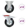 24 pcs Casters 160 mm - Smooth and Durable for Your Furniture