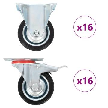 32 pcs 75mm Casters - Smooth, Durable, Floor-Friendly | HipoMarket