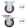 32 pcs 75mm Casters - Smooth, Durable, Floor-Friendly | HipoMarket