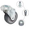 8 pcs Bolt Hole Swivel Casters 50 mm | Hipomarket