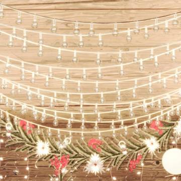 Globe Fairy String Lights 20m 200 LED Warm White - 8 Modes