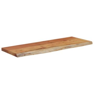 Solid Acacia Live Edge Wall Shelf - 50x20 cm | HipoMarket