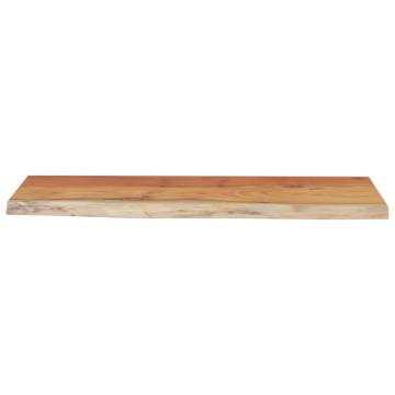 Solid Acacia Live Edge Wall Shelf - 50x20 cm | HipoMarket