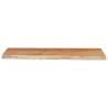 Solid Acacia Live Edge Wall Shelf - 50x20 cm | HipoMarket