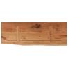 Solid Acacia Live Edge Wall Shelf - 50x20 cm | HipoMarket