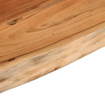 Solid Acacia Live Edge Wall Shelf - 50x20 cm | HipoMarket