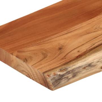 Solid Acacia Live Edge Wall Shelf - 50x20 cm | HipoMarket