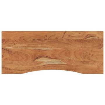 Solid Wood Acacia Desk Top 110x50 cm - Hipomarket UK