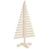 Wooden Christmas Tree - 90 cm Solid Pine Decoration