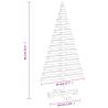 Wooden Christmas Tree - 90 cm Solid Pine Decoration