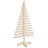 Wooden Christmas Trees for Decoration | 3 pcs Solid Pine