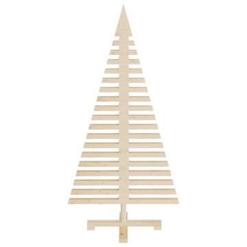 Wooden Christmas Trees for Decoration | 3 pcs Solid Pine