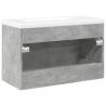 2 Piece Bathroom Furniture Set - Concrete Grey Wood | HipoMarket