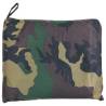 Waterproof Army Rain Poncho for Camping & Hiking - Camouflage