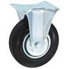 24 pcs Casters 125 mm - Durable Rubber & Zinc Coated