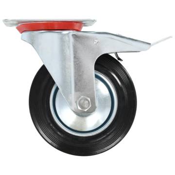 8 pcs Swivel Casters 160 mm - Durable and Versatile