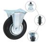 16 pcs Casters 125 mm - Durable Rubber & Steel Casters