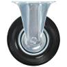 16 pcs Casters 125 mm - Durable Rubber & Steel Casters