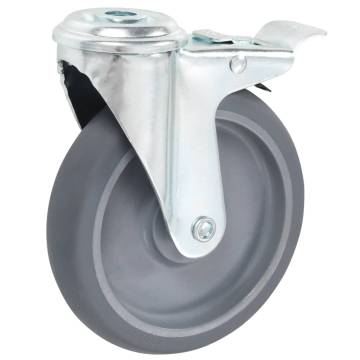 32 pcs Bolt Hole Swivel Casters 125 mm - Durable & Versatile