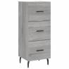 Stylish Highboard Grey Sonoma - Durable Engineered Wood