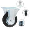 8 pcs Fixed Casters 100 mm - Durable & Smooth Mobility