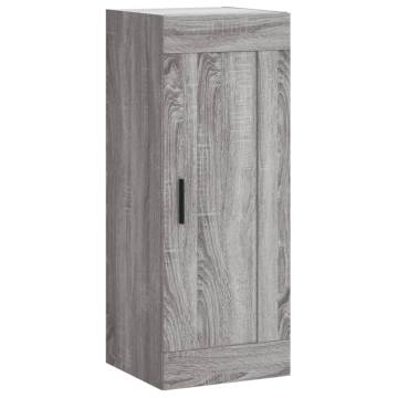 Stylish Highboard Grey Sonoma - Durable Engineered Wood