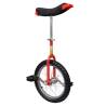 Red Adjustable Unicycle 16 Inch Colour red Size 40.7 cm 