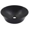 Wash Basin 41x12.5 cm Ceramic Black | Chic Bathroom Accessory