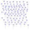 200 LEDs Blue Christmas Icicle Lights - 20m | HipoMarket UK