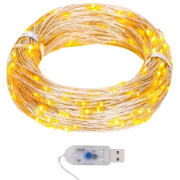 LED Micro Fairy String Lights 40m 400 LED Warm White - 8 Modes