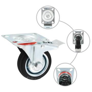 8 Pcs Casters 75 mm - Durable & Smooth Rolling Solutions