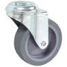 8 Pcs Bolt Hole Swivel Casters 75 mm - Durable & Smooth